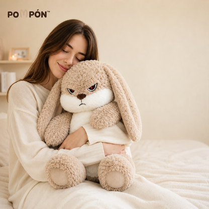 Pompón™ El Conejito Gruñón Más Abrazable del Mundo